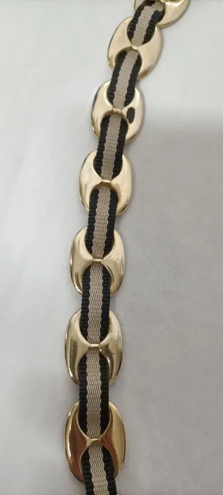 Cinturón eslabones oro