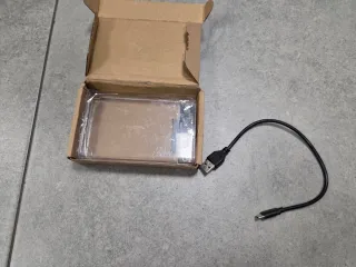 Caja Externa Transparente USB-C HDD/SSD