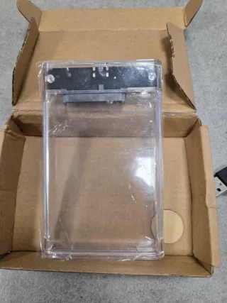 Caja Externa Transparente USB-C HDD/SSD