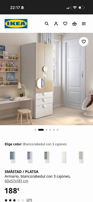 Armario Ikea Smastad/Platsa