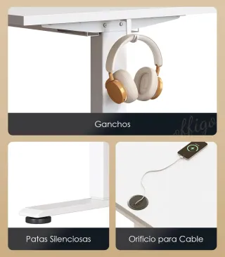 Escritorio Elevable Eléctrico 180x70