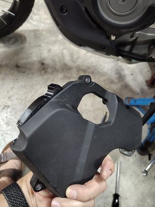 Protector cárter CFMOTO 450 MT ante rotura cadena