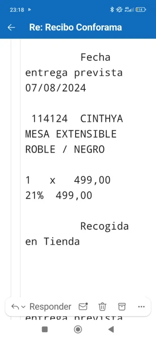 Mesa redonda madera   se hace 1,6