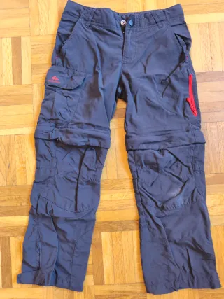 Pantalón Montaña Desmontable Niño 7-8años Decathlo