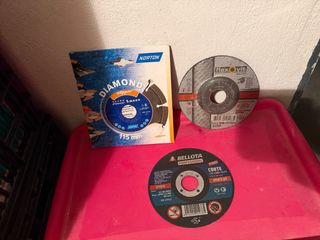 Disco Diamante Norton y Disco Metal Bellota