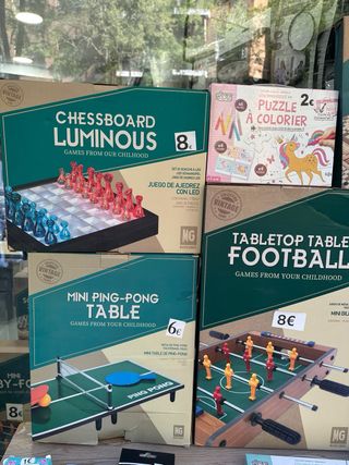 Juegos de mesa vintage