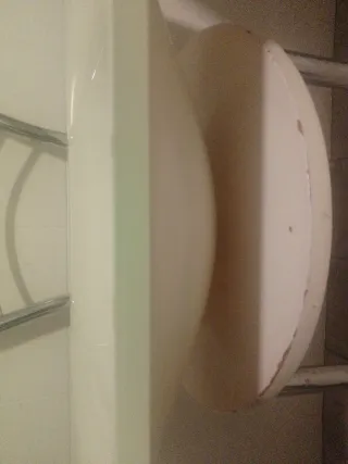 Lavabo de cristal verde 81cm /41cm