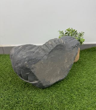 Figura Buda Decorativa Gris 41cm