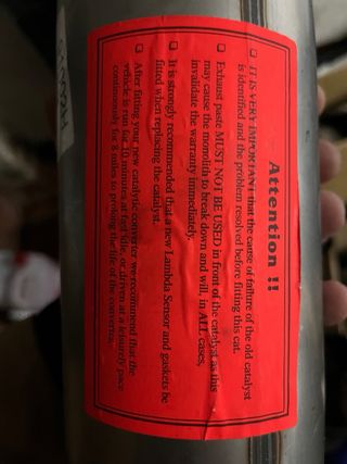 Catalisador Jaguar XJ8 BM91002H