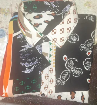 Camicia uomo patchwork