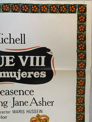 Cartel Cine (1972) Enrique VIII y sus seis mujeres