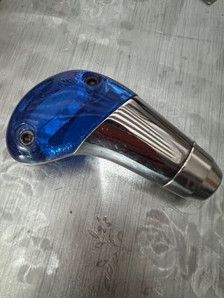 Pomo Palanca Coche Azul