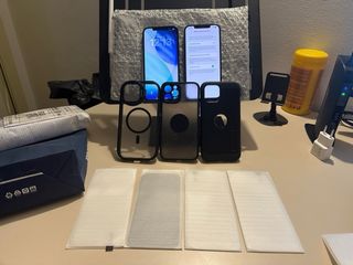 2x iPhone 12 Pro Max Gris/Plata