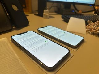 2x iPhone 12 Pro Max Gris/Plata