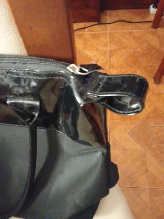 Bolso de mano negro mujer