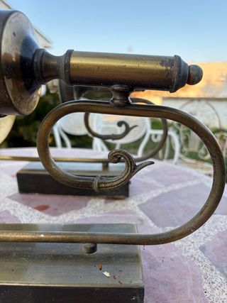 Apliques de pared dorados metal vintage