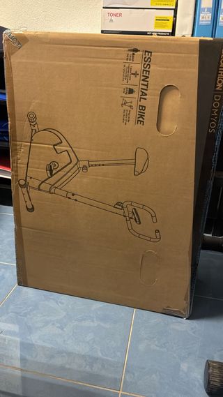 Bicicleta Estática Negra. Me costó 199€