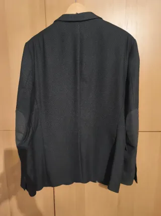 Blazer Zara Man Talla 50 Gris Oscuro