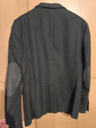 Blazer Zara Man Talla 50 Gris Oscuro