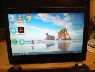 Portátil HP Táctil 11 Negro/Plata