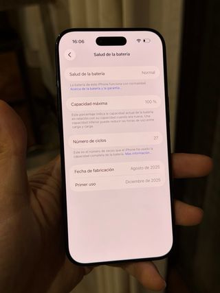 iPhone 17 Air 256GB Negro como nuevo