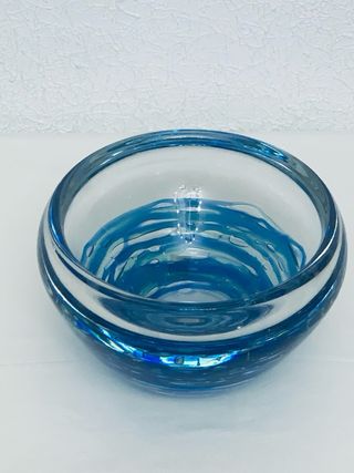 Cuenco bicolor azul y verde