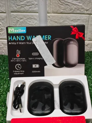 Calentador de Manos Recargable 2 en 1