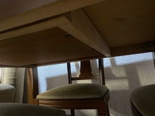 Mesa comedor extensible con 4 sillas madera