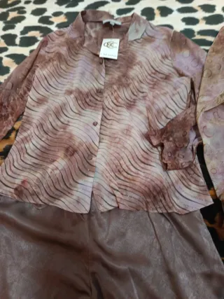 Pijama Carmín 2 piezas