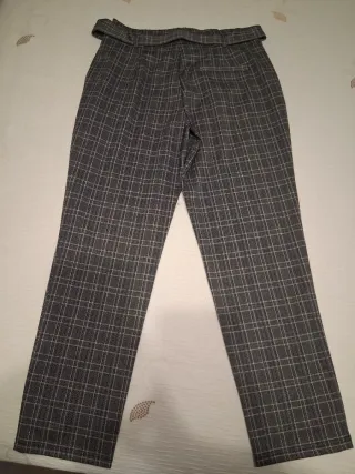 Pantalón de invierno a cuadros para mujer