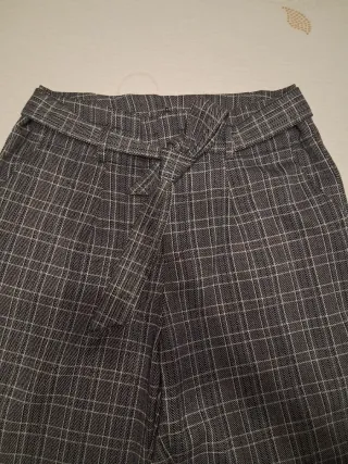 Pantalón de invierno a cuadros para mujer