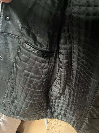 Chaqueta de Piel Easy Wear Negra