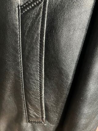 Chaqueta de Piel Easy Wear Negra