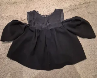 Blusa Zara Negra Talla M