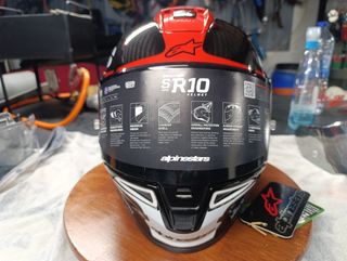 Casco Alpinestars Supertech R10 + Guantes GP/ M