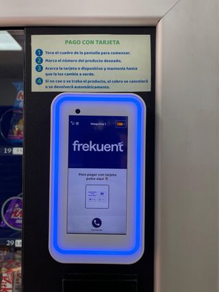 Máquina Vending FAS 1050 con datáfono