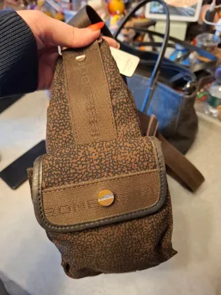 Borsa Borbonese marrone con tasche