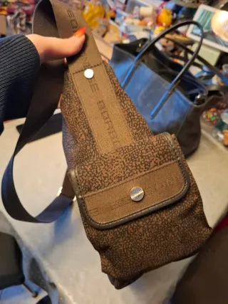 Borsa Borbonese marrone con tasche