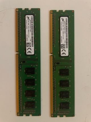 2x Micron 4GB DDR3 PC3L-14900U RAM