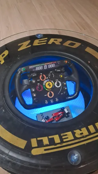 Mesa Café F1 Neumático Pirelli