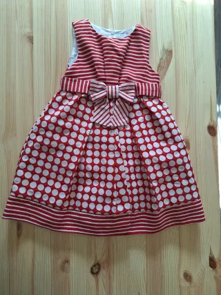 Vestido niña Mayoral rayas y lunares