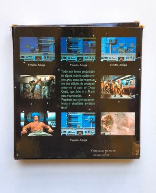 DESAFIO TOTAL SCHWARZENEGGER AMSTRAD OCEAN CAJA