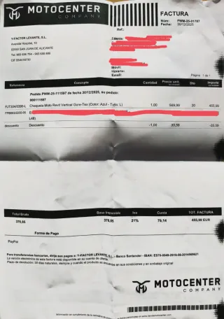 Chaqueta Moto REV'IT VERTICAL GTX Talla L