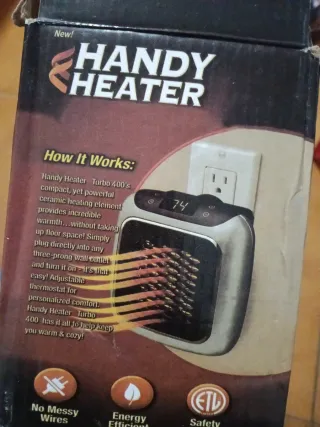 Calefactor Handy Heater Enchufe