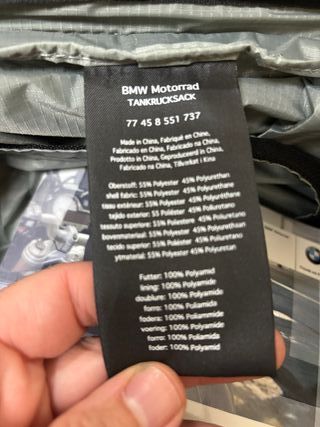 BOLSA SOBRE DEPÓSITO BMW XR