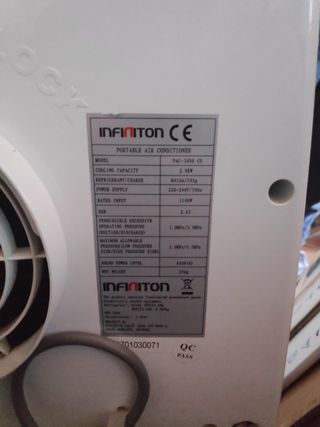 Pingüino Aire Acondicionado Infiniton Blanco