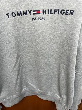 Sudadera Tommy Hilfiger Gris Talla XL
