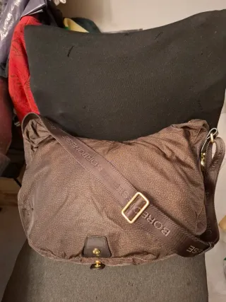 Borsa a tracolla Borbonese marrone