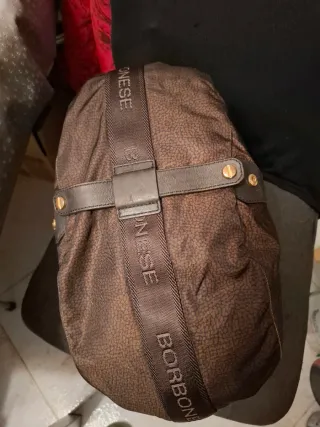 Borsa a tracolla Borbonese marrone