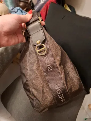 Borsa a tracolla Borbonese marrone